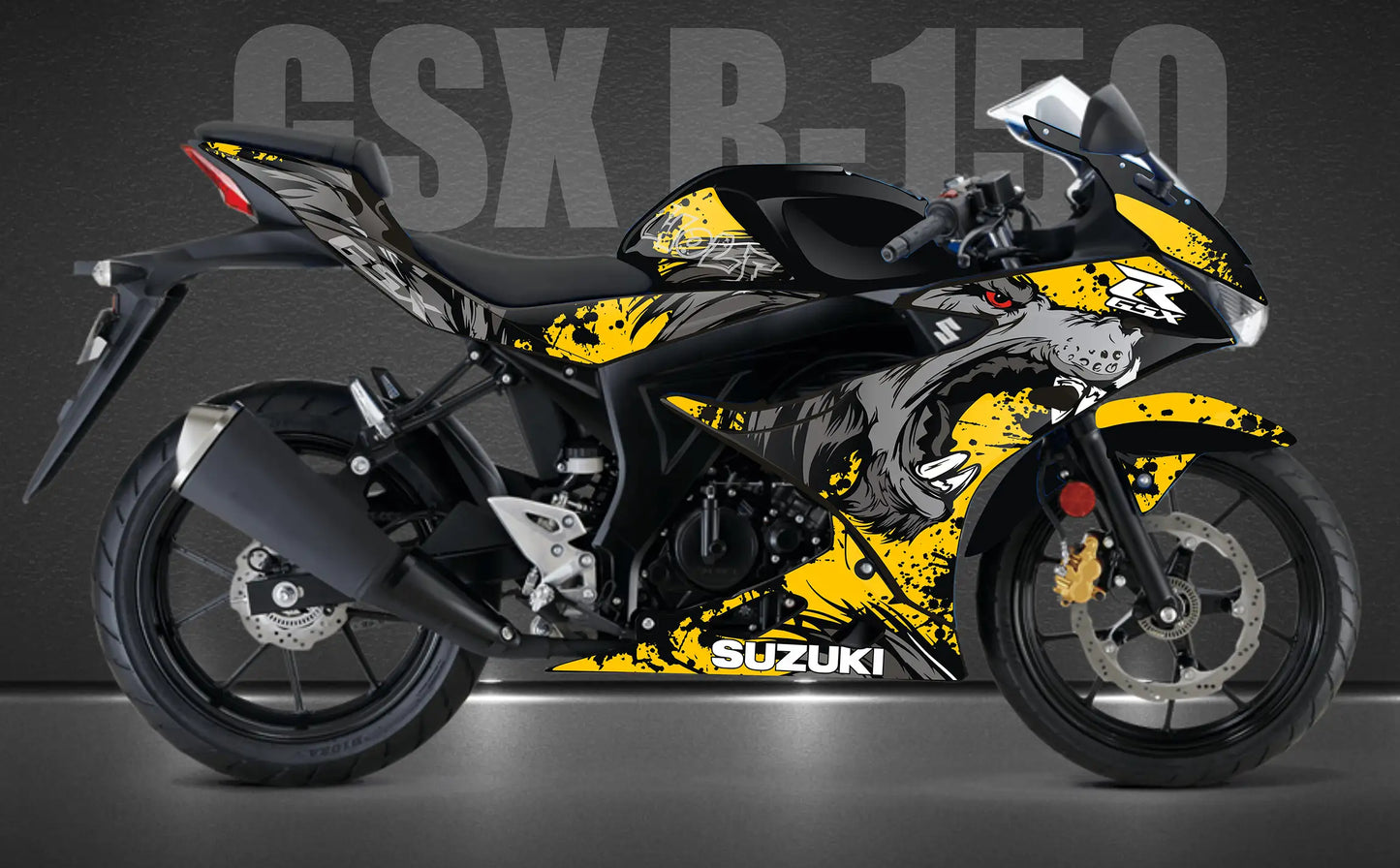 Gsxr 150 Wolf Decal