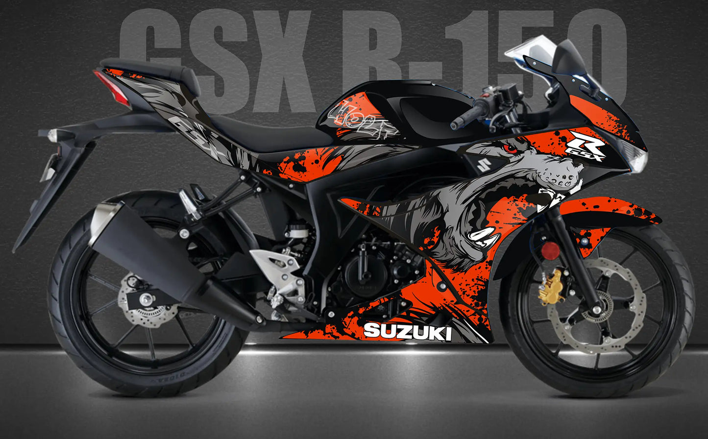 Gsxr 150 Wolf Decal